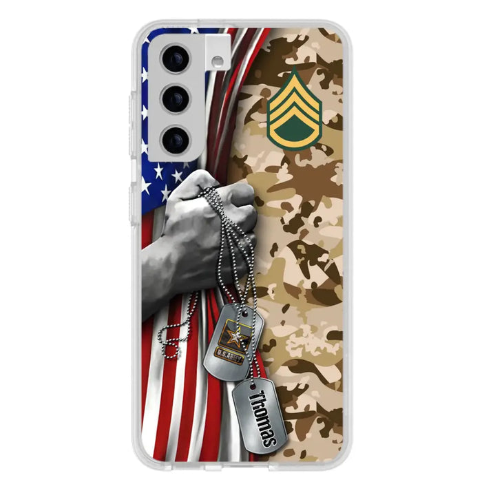 Custom Personalized Veteran Phone Case - Gift Idea For Veteran - Case For iPhone/ Samsung