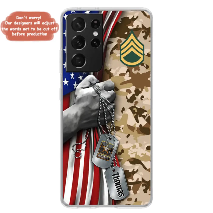 Custom Personalized Veteran Phone Case - Gift Idea For Veteran - Case For iPhone/ Samsung