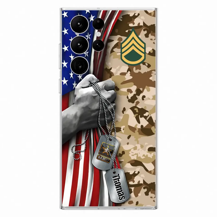 Custom Personalized Veteran Phone Case - Gift Idea For Veteran - Case For iPhone/ Samsung