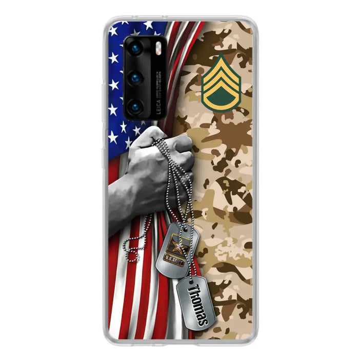 Custom Personalized Veteran Phone Case - Gift Idea For Veteran - Case For Oppo/ Xiaomi/ Huawei