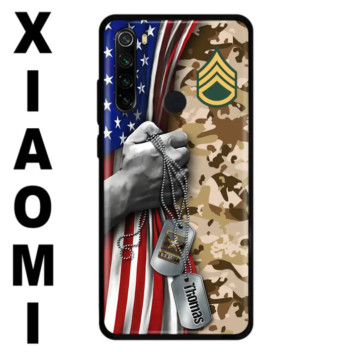 Custom Personalized Veteran Phone Case - Gift Idea For Veteran - Case For Oppo/ Xiaomi/ Huawei