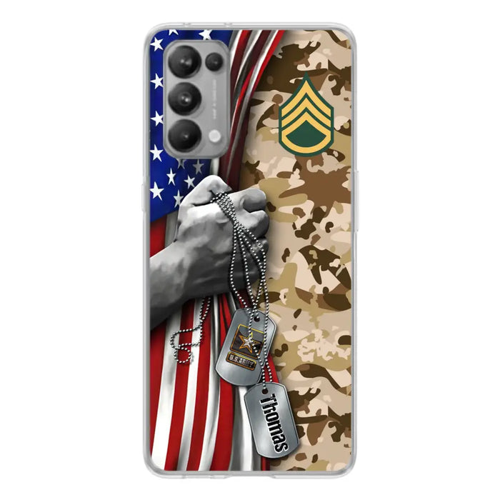 Custom Personalized Veteran Phone Case - Gift Idea For Veteran - Case For Oppo/ Xiaomi/ Huawei