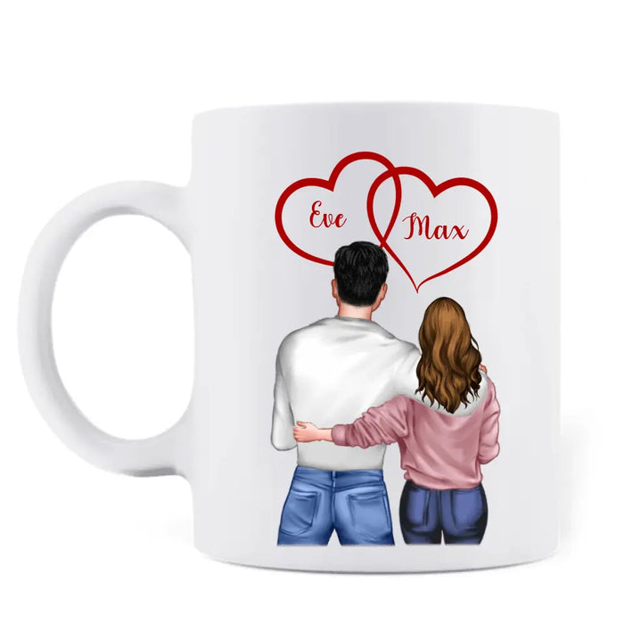 Custom Personalized Couple Coffee Mug - Happy Valentine Day Gift Idea For Him/ Her - I Think Being Your Smartass Wife Is Enough Of A Gift