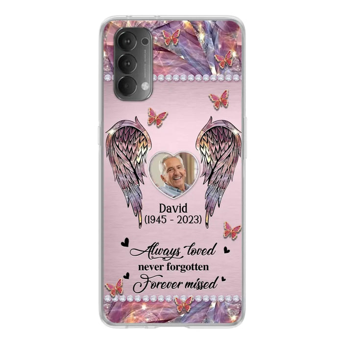 Custom Personalized Memorial Phone Case - Memorial Gift Idea For Family - Case For Oppo/Xiaomi/Huawei - Always Loved Never Forgotten Forever Missed