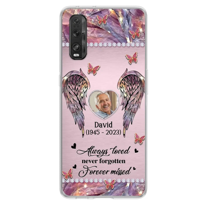 Custom Personalized Memorial Phone Case - Memorial Gift Idea For Family - Case For Oppo/Xiaomi/Huawei - Always Loved Never Forgotten Forever Missed