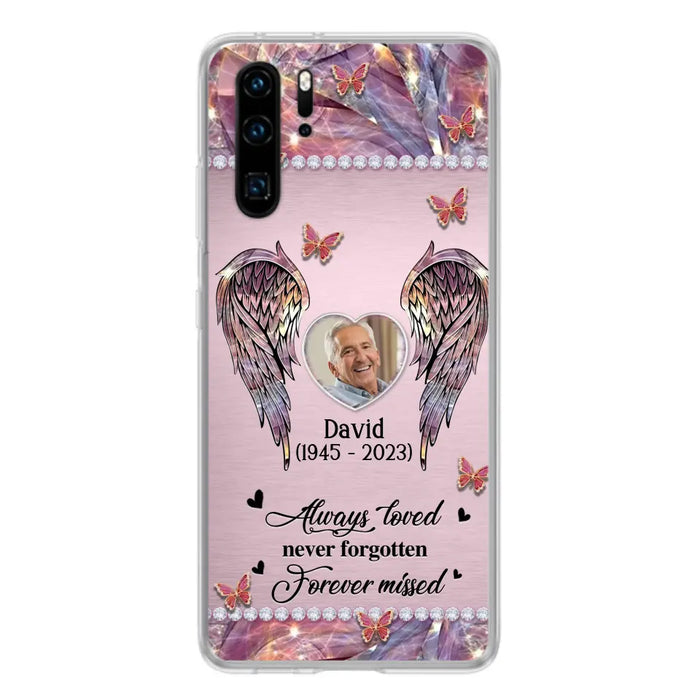 Custom Personalized Memorial Phone Case - Memorial Gift Idea For Family - Case For Oppo/Xiaomi/Huawei - Always Loved Never Forgotten Forever Missed