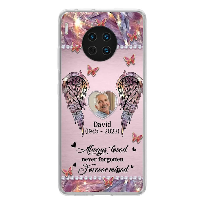 Custom Personalized Memorial Phone Case - Memorial Gift Idea For Family - Case For Oppo/Xiaomi/Huawei - Always Loved Never Forgotten Forever Missed