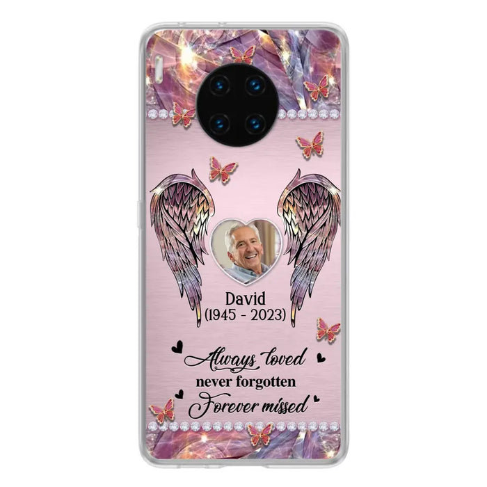 Custom Personalized Memorial Phone Case - Memorial Gift Idea For Family - Case For Oppo/Xiaomi/Huawei - Always Loved Never Forgotten Forever Missed