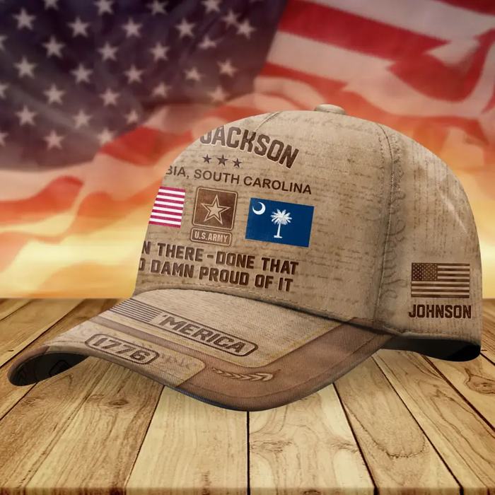 Custom Personalized Veteran Baseball Cap - Gift For Veteran/ Birthday Gift - Been There Done That