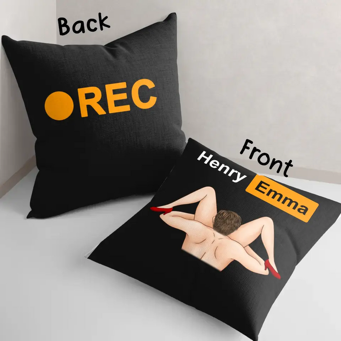 Custom Personalized Couple Pillow Cover - Best Gift Ideas For Husband/ Wife/ Birthday/ Anniversary