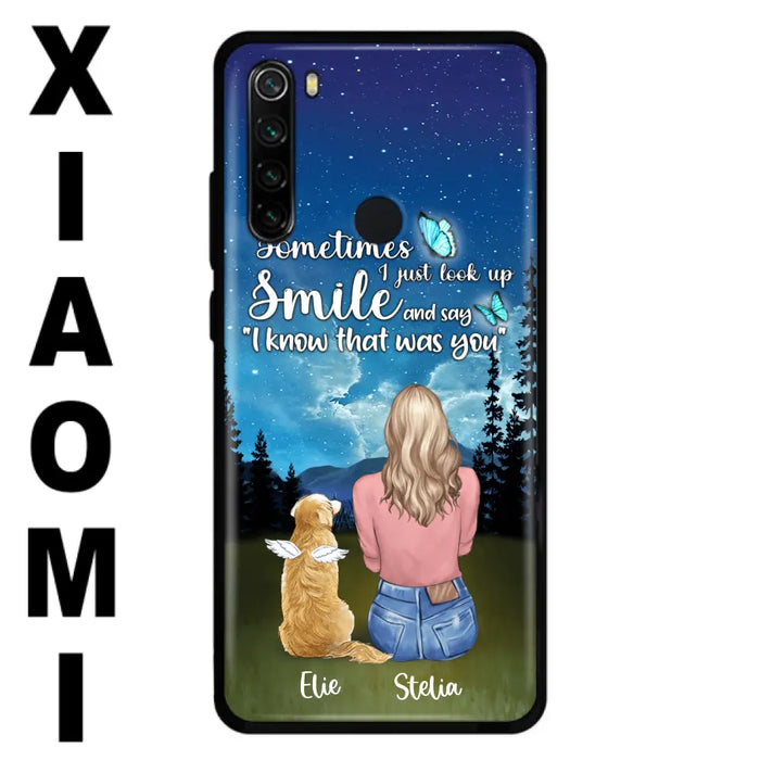 Custom Personalized Lost Pet Mom Phone Case - Girl With Upto 4 Pets - Phone Case For Xiaomi, Huawei and Oppo - PU2YLV