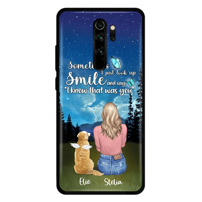 Custom Personalized Lost Pet Mom Phone Case - Girl With Upto 4 Pets - Phone Case For Xiaomi, Huawei and Oppo - PU2YLV