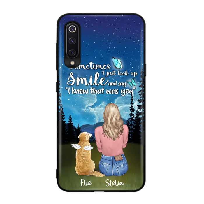 Custom Personalized Lost Pet Mom Phone Case - Girl With Upto 4 Pets - Phone Case For Xiaomi, Huawei and Oppo - PU2YLV