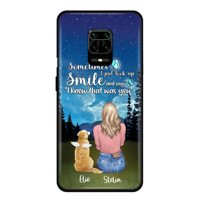 Custom Personalized Lost Pet Mom Phone Case - Girl With Upto 4 Pets - Phone Case For Xiaomi, Huawei and Oppo - PU2YLV