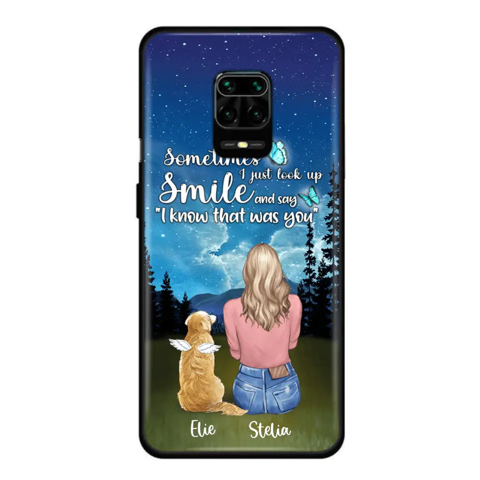 Custom Personalized Lost Pet Mom Phone Case - Girl With Upto 4 Pets - Phone Case For Xiaomi, Huawei and Oppo - PU2YLV