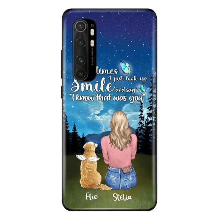 Custom Personalized Lost Pet Mom Phone Case - Girl With Upto 4 Pets - Phone Case For Xiaomi, Huawei and Oppo - PU2YLV