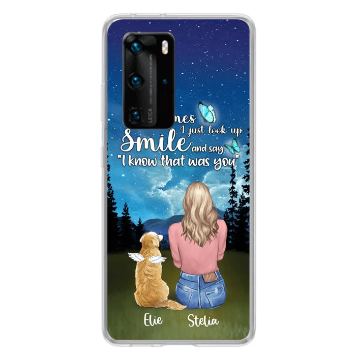 Custom Personalized Lost Pet Mom Phone Case - Girl With Upto 4 Pets - Phone Case For Xiaomi, Huawei and Oppo - PU2YLV