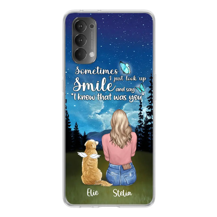 Custom Personalized Lost Pet Mom Phone Case - Girl With Upto 4 Pets - Phone Case For Xiaomi, Huawei and Oppo - PU2YLV