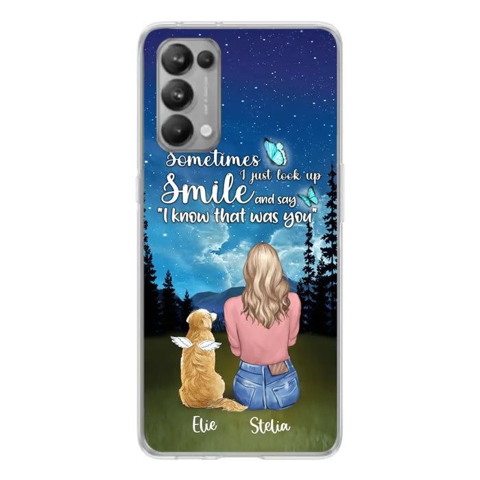 Custom Personalized Lost Pet Mom Phone Case - Girl With Upto 4 Pets - Phone Case For Xiaomi, Huawei and Oppo - PU2YLV