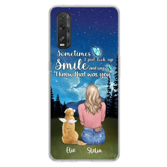 Custom Personalized Lost Pet Mom Phone Case - Girl With Upto 4 Pets - Phone Case For Xiaomi, Huawei and Oppo - PU2YLV