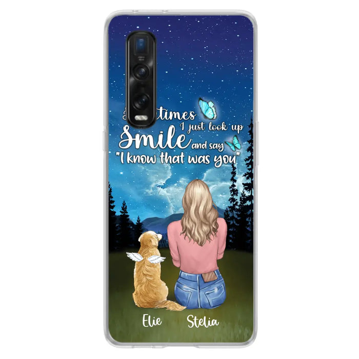 Custom Personalized Lost Pet Mom Phone Case - Girl With Upto 4 Pets - Phone Case For Xiaomi, Huawei and Oppo - PU2YLV