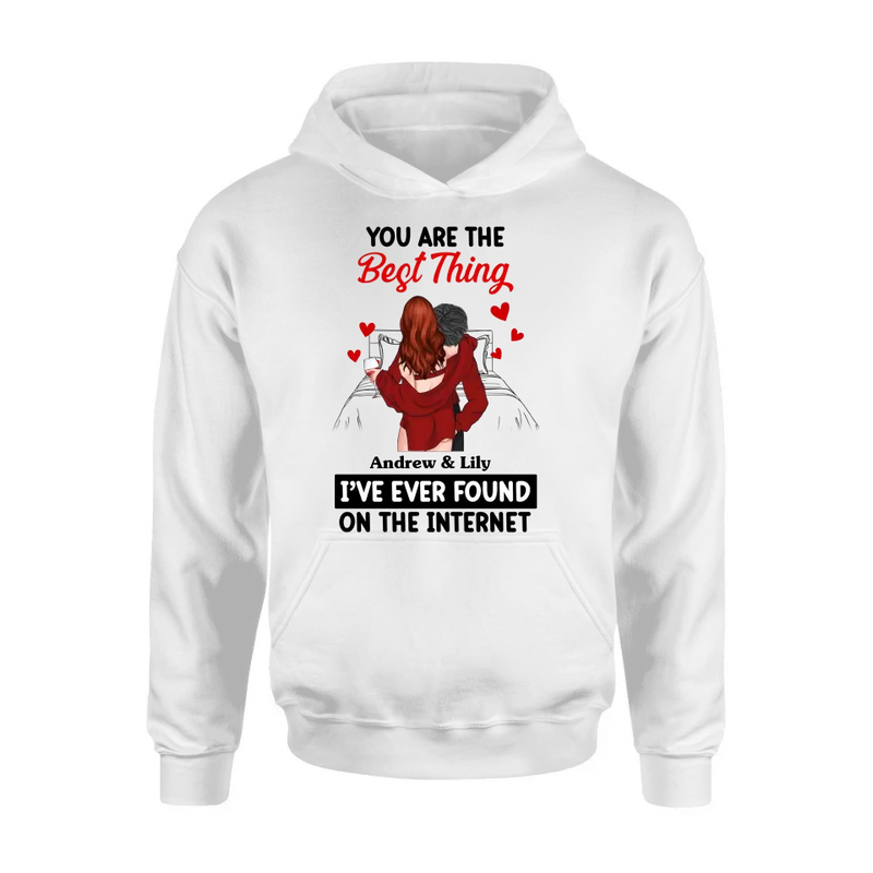 Personalized Couple Shirt/Hoodie - Gift Idea For Husband From Wife/Couple Gift/Valentine's Day - You Are The Best Thing