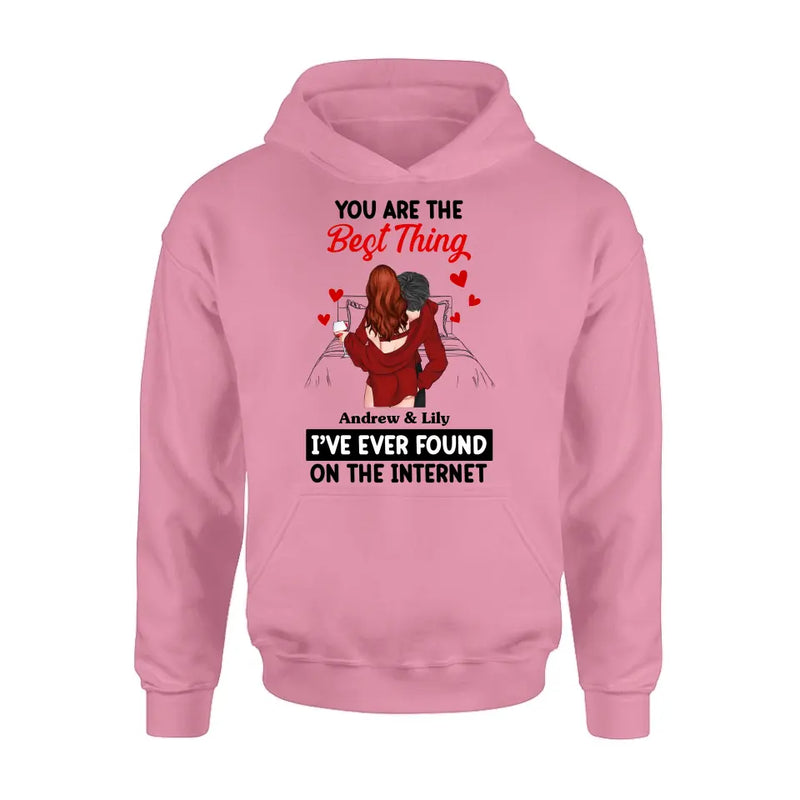 Personalized Couple Shirt/Hoodie - Gift Idea For Husband From Wife/Couple Gift/Valentine's Day - You Are The Best Thing