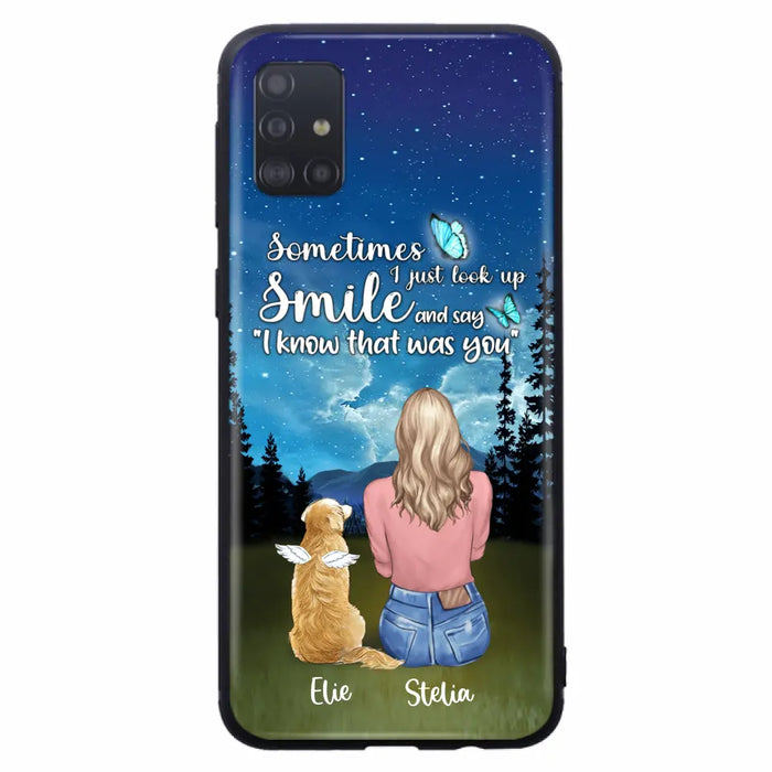 Custom Personalized Lost Pet Mom Phone Case - Girl With Upto 4 Pets - Phone Case For iPhone and Samsung - PU2YLV