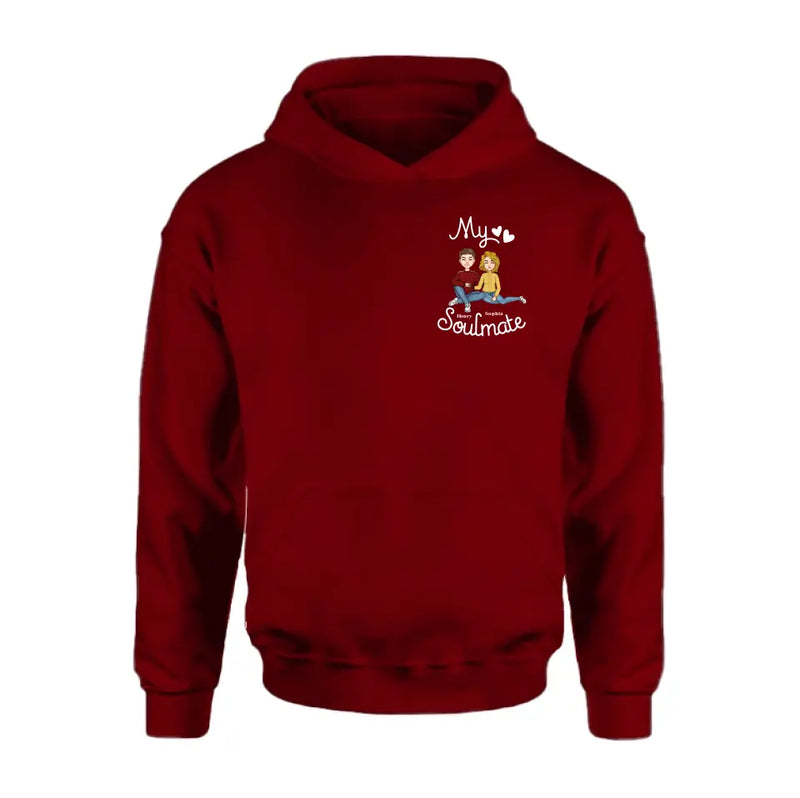 Personalized Couple Hoodie - Valentine's Day Gift Idea for Couple - My Soulmate