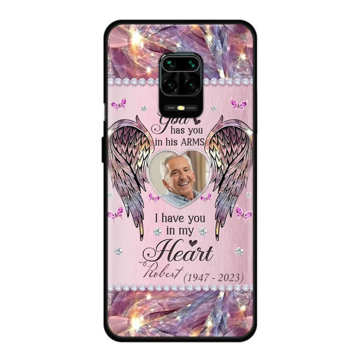 Custom Personalized Memorial Phone Case - Memorial Gift Idea For Family - Case For Oppo/Xiaomi/Huawei - God Has You In His Arms