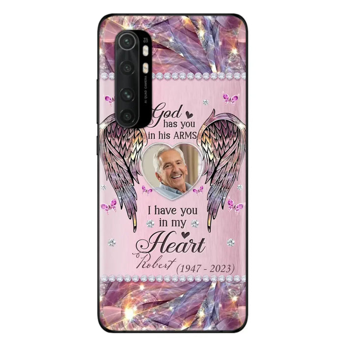 Custom Personalized Memorial Phone Case - Memorial Gift Idea For Family - Case For Oppo/Xiaomi/Huawei - God Has You In His Arms