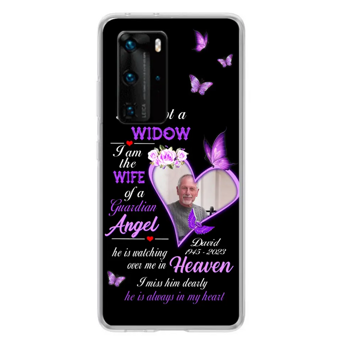 Custom Personalized Memorial Phone Case - Memorial Gift Idea For Family - Case For Oppo/Xiaomi/Huawei - I Am Not A Widow