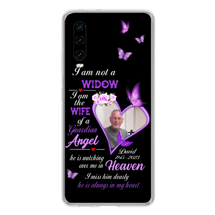 Custom Personalized Memorial Phone Case - Memorial Gift Idea For Family - Case For Oppo/Xiaomi/Huawei - I Am Not A Widow