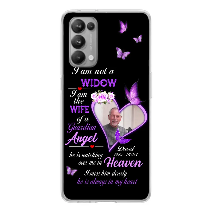 Custom Personalized Memorial Phone Case - Memorial Gift Idea For Family - Case For Oppo/Xiaomi/Huawei - I Am Not A Widow