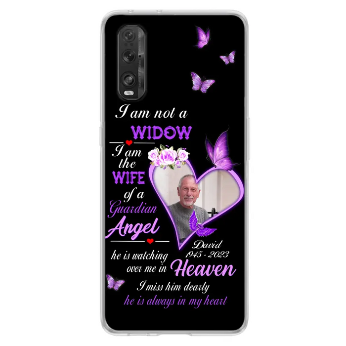 Custom Personalized Memorial Phone Case - Memorial Gift Idea For Family - Case For Oppo/Xiaomi/Huawei - I Am Not A Widow