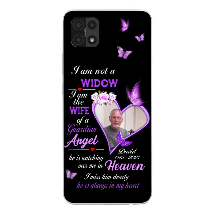 Custom Personalized Memorial Phone Case - Memorial Gift Idea For Family - Case For Oppo/Xiaomi/Huawei - I Am Not A Widow