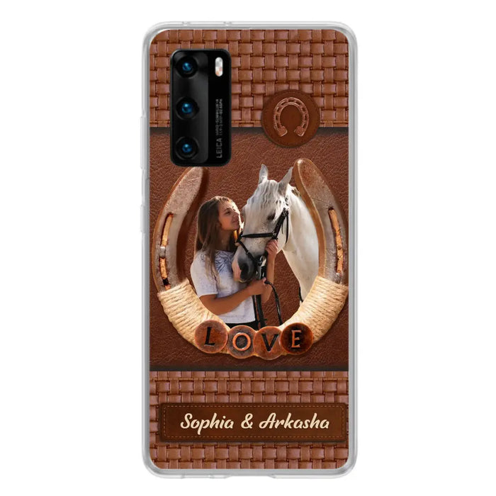 Custom Personalized Horse Phone Case - Upload Photo - Gift Idea Horse Lover - Case For Xiaomi/ Oppo/ Huawei