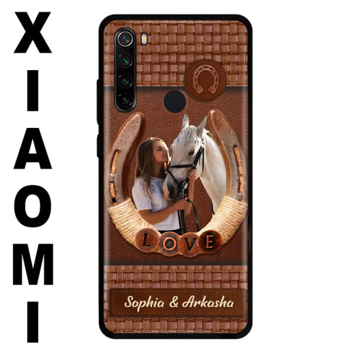 Custom Personalized Horse Phone Case - Upload Photo - Gift Idea Horse Lover - Case For Xiaomi/ Oppo/ Huawei