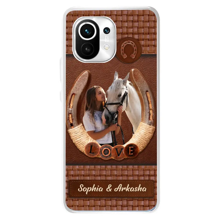 Custom Personalized Horse Phone Case - Upload Photo - Gift Idea Horse Lover - Case For Xiaomi/ Oppo/ Huawei