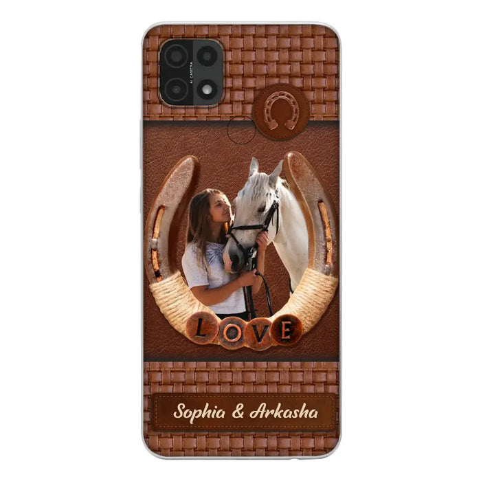 Custom Personalized Horse Phone Case - Upload Photo - Gift Idea Horse Lover - Case For Xiaomi/ Oppo/ Huawei