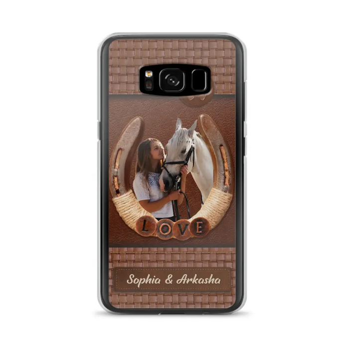 Custom Personalized Horse Phone Case - Upload Photo - Gift Idea Horse Lover - Case For iPhone And Samsung