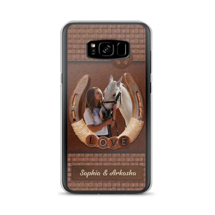 Custom Personalized Horse Phone Case - Upload Photo - Gift Idea Horse Lover - Case For iPhone And Samsung