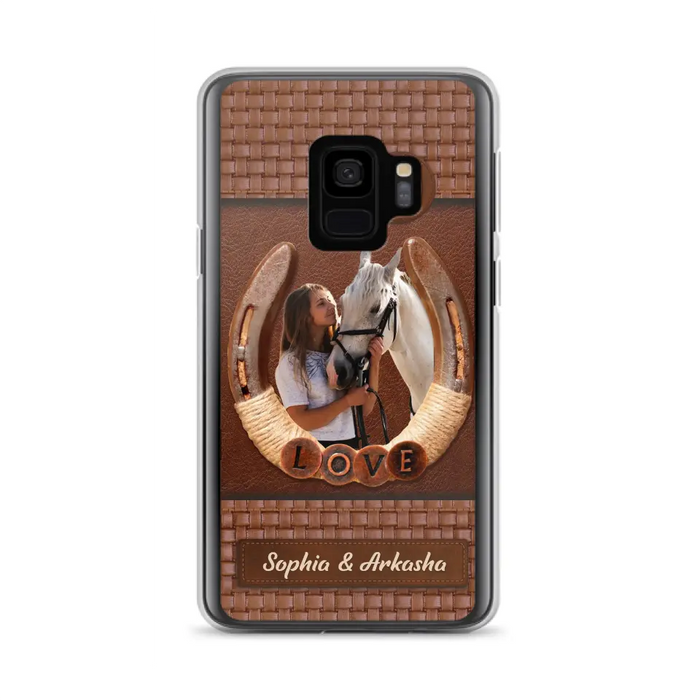 Custom Personalized Horse Phone Case - Upload Photo - Gift Idea Horse Lover - Case For iPhone And Samsung