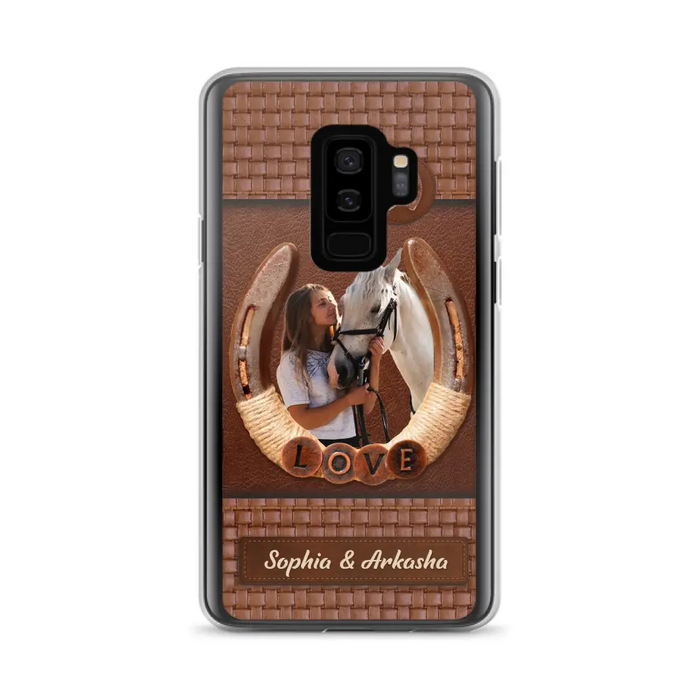 Custom Personalized Horse Phone Case - Upload Photo - Gift Idea Horse Lover - Case For iPhone And Samsung