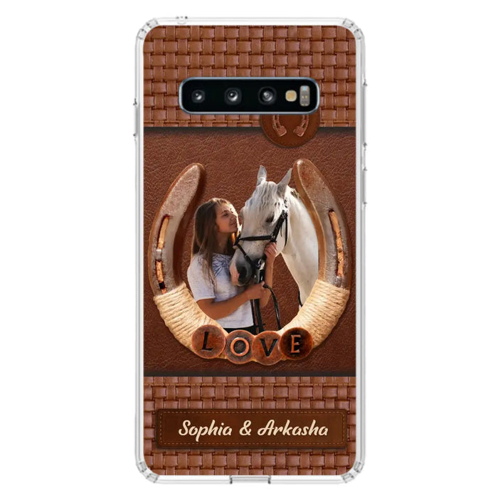 Custom Personalized Horse Phone Case - Upload Photo - Gift Idea Horse Lover - Case For iPhone And Samsung