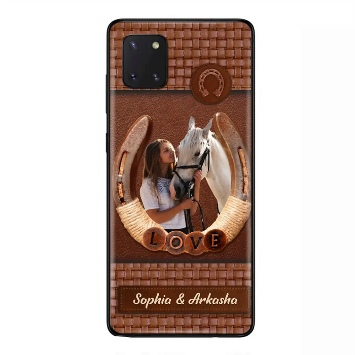 Custom Personalized Horse Phone Case - Upload Photo - Gift Idea Horse Lover - Case For iPhone And Samsung