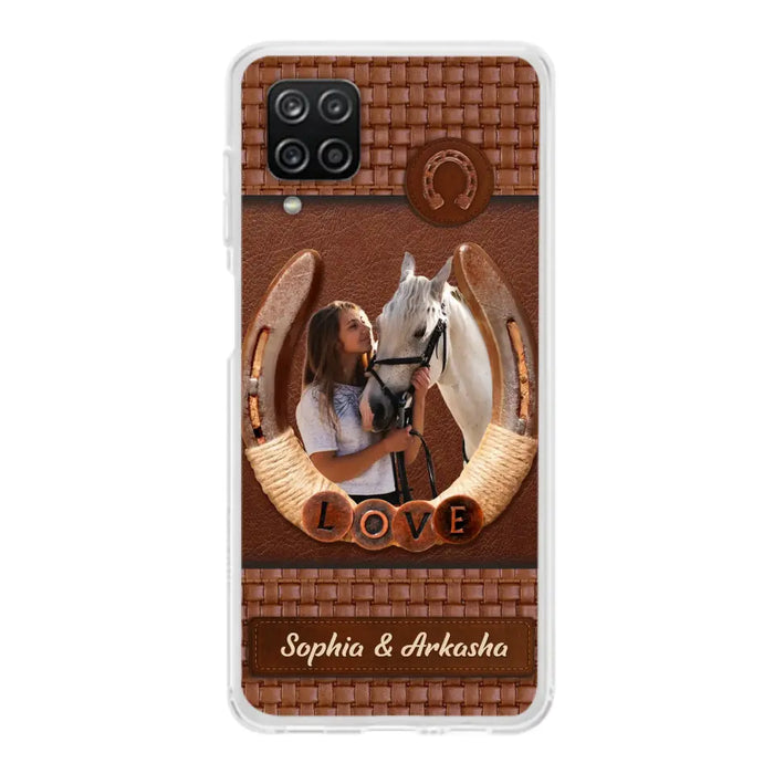 Custom Personalized Horse Phone Case - Upload Photo - Gift Idea Horse Lover - Case For iPhone And Samsung