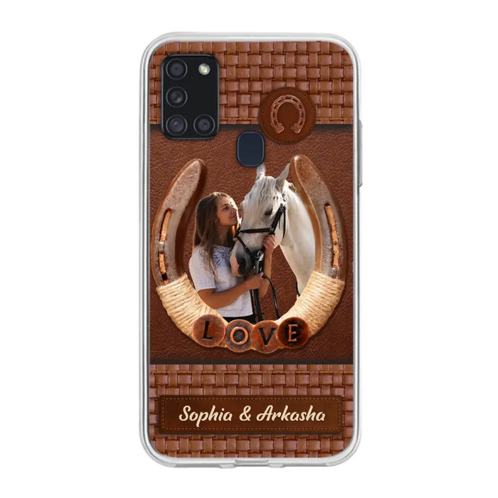 Custom Personalized Horse Phone Case - Upload Photo - Gift Idea Horse Lover - Case For iPhone And Samsung