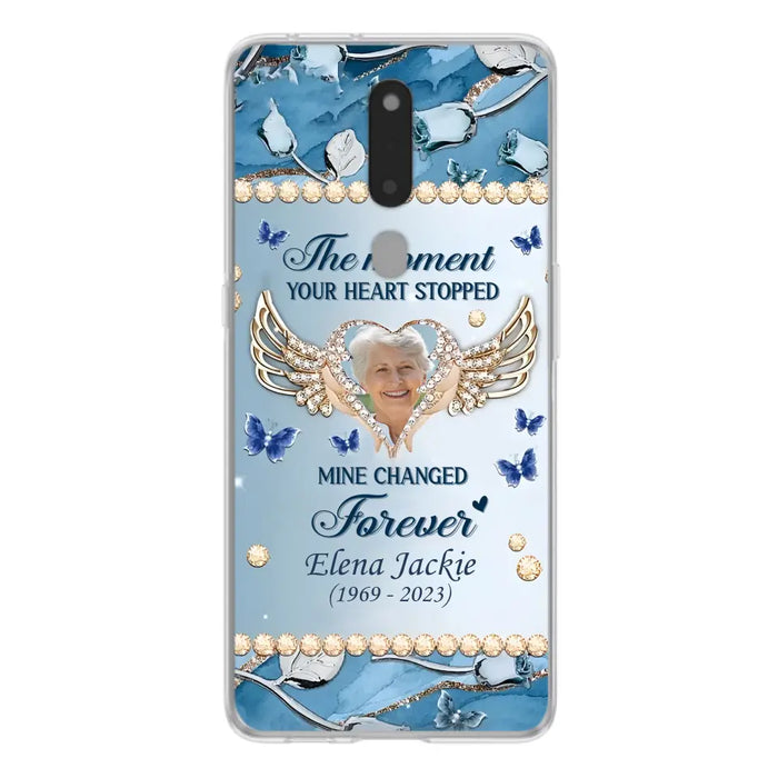 Personalized Memorial Phone Case - Memorial Gift Idea For Family - Case For Oppo/Xiaomi/Huawei - The Moment Your Heart Stopped Mine Changed Forever