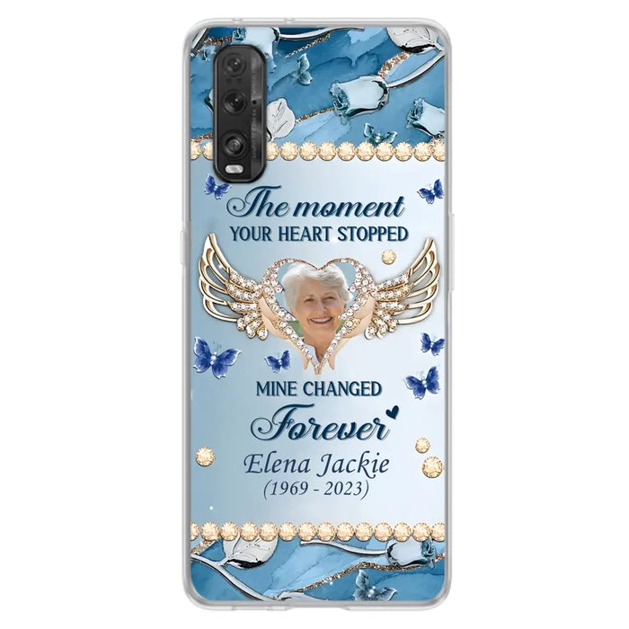 Personalized Memorial Phone Case - Memorial Gift Idea For Family - Case For Oppo/Xiaomi/Huawei - The Moment Your Heart Stopped Mine Changed Forever